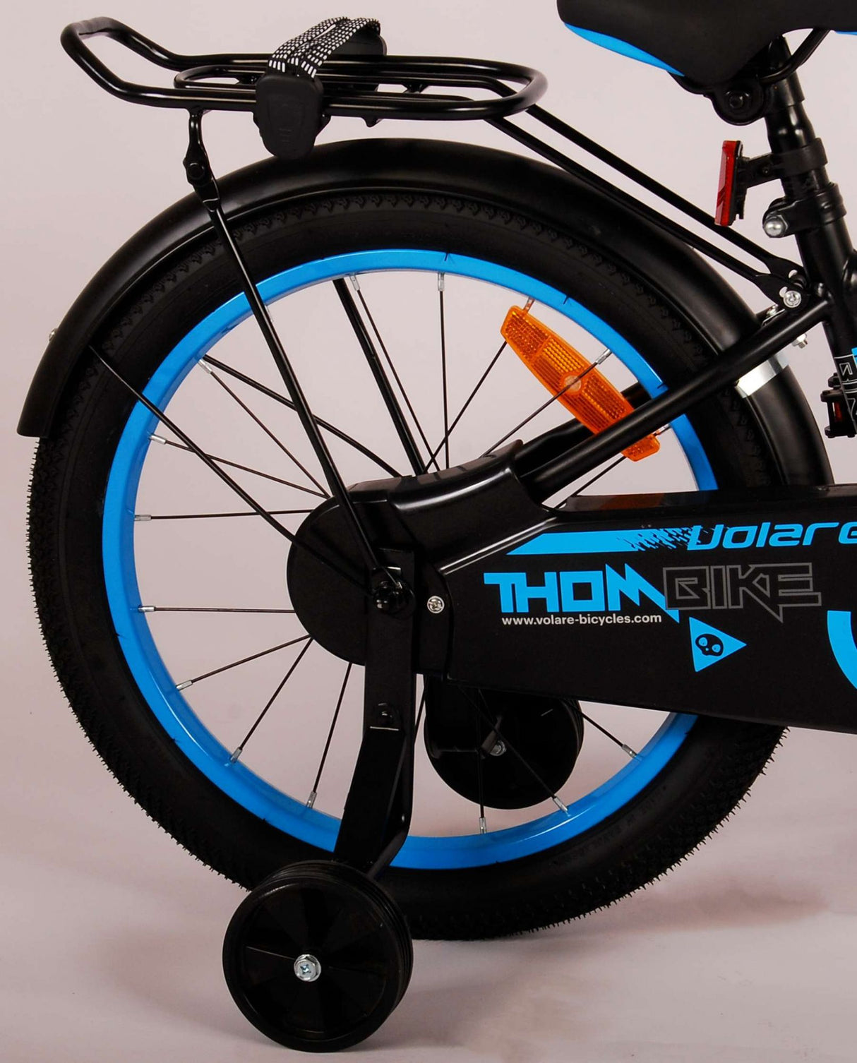 Volare Thombike Kinderfahrrad - Jungen - 18 Zoll - Schwarz Blau