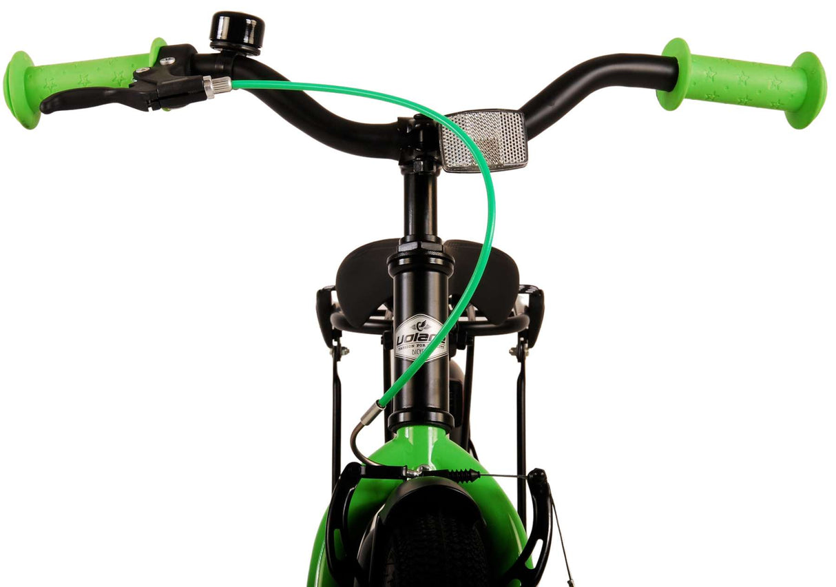 Volare Thombike Kinderfahrrad - Jungen - 18 Zoll - Schwarz Grün