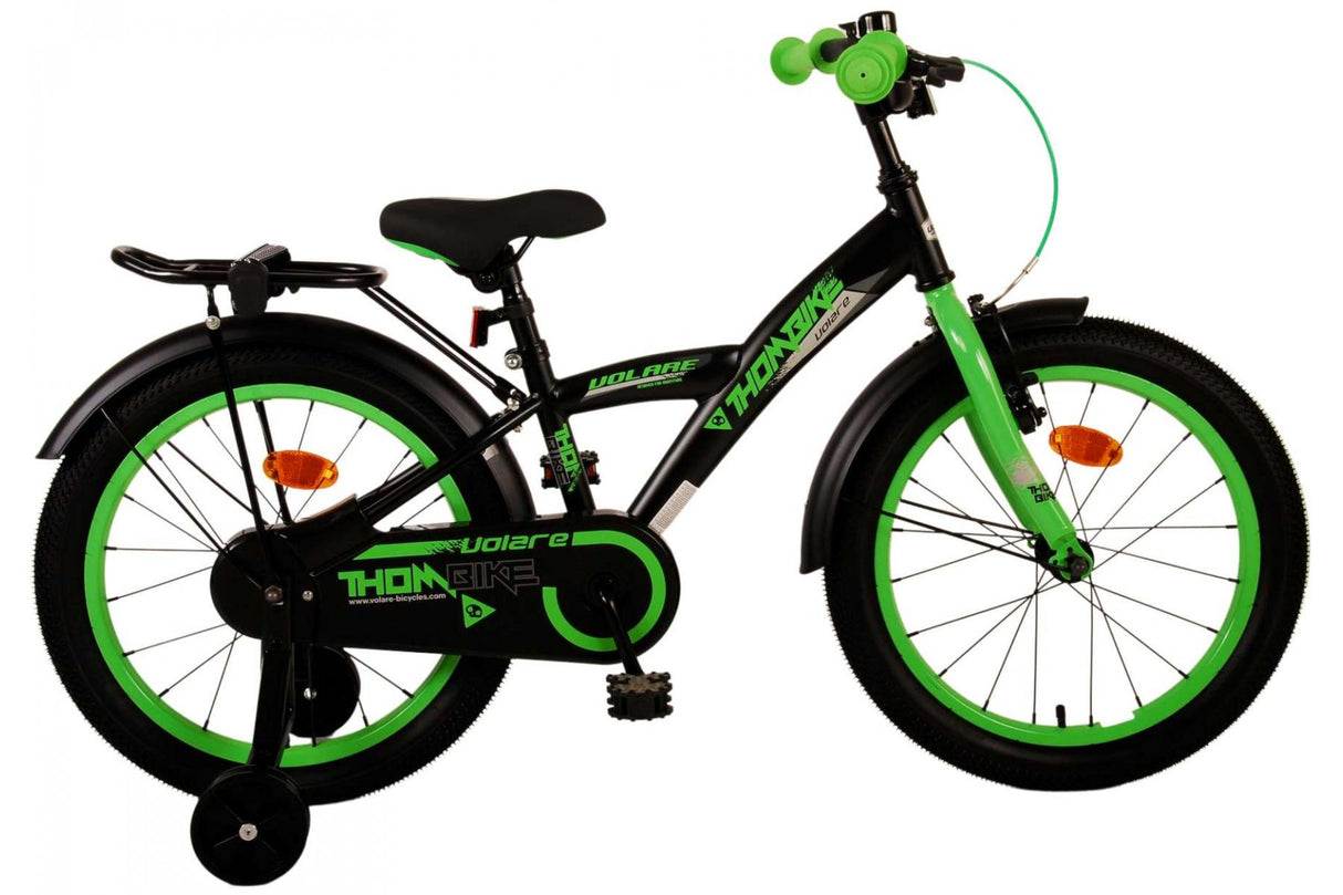 Volare Thombike - Jungen - 18 Zoll - Schwarz Grün
