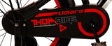 Volare Thombike Kinderfahrrad - Jungen - 18 Zoll - Schwarz Rot