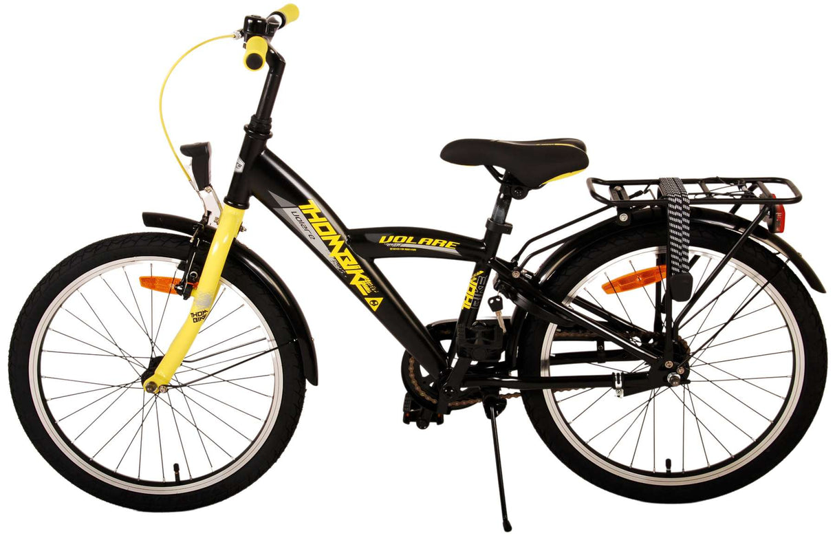 Volare Thombike Kinderfahrrad - Jungen - 20 Zoll - Schwarz Gelb