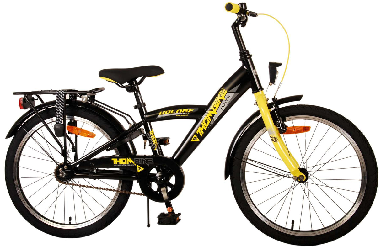 Volare Thombike Kinderfahrrad - Jungen - 20 Zoll - Schwarz Gelb