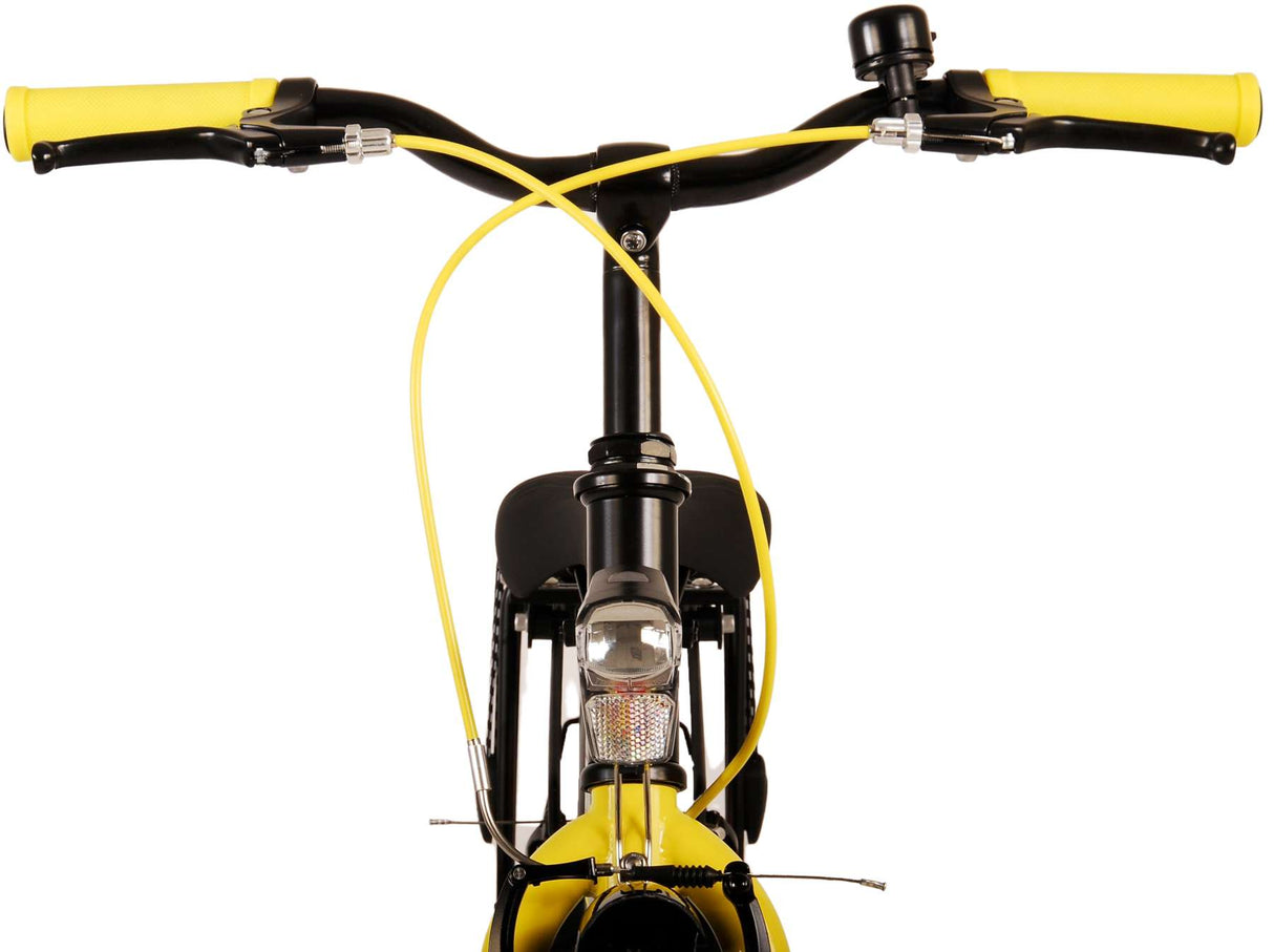 Volare Thombike Kinderfahrrad - Jungen - 20 Zoll - Schwarz Gelb - Zweihandbremsen