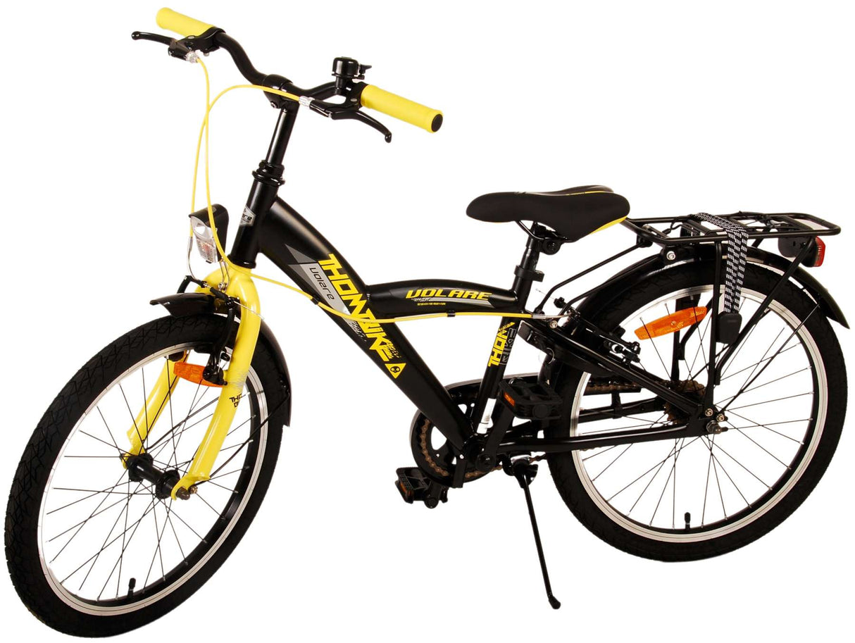 Volare Thombike Kinderfahrrad - Jungen - 20 Zoll - Schwarz Gelb - Zweihandbremsen