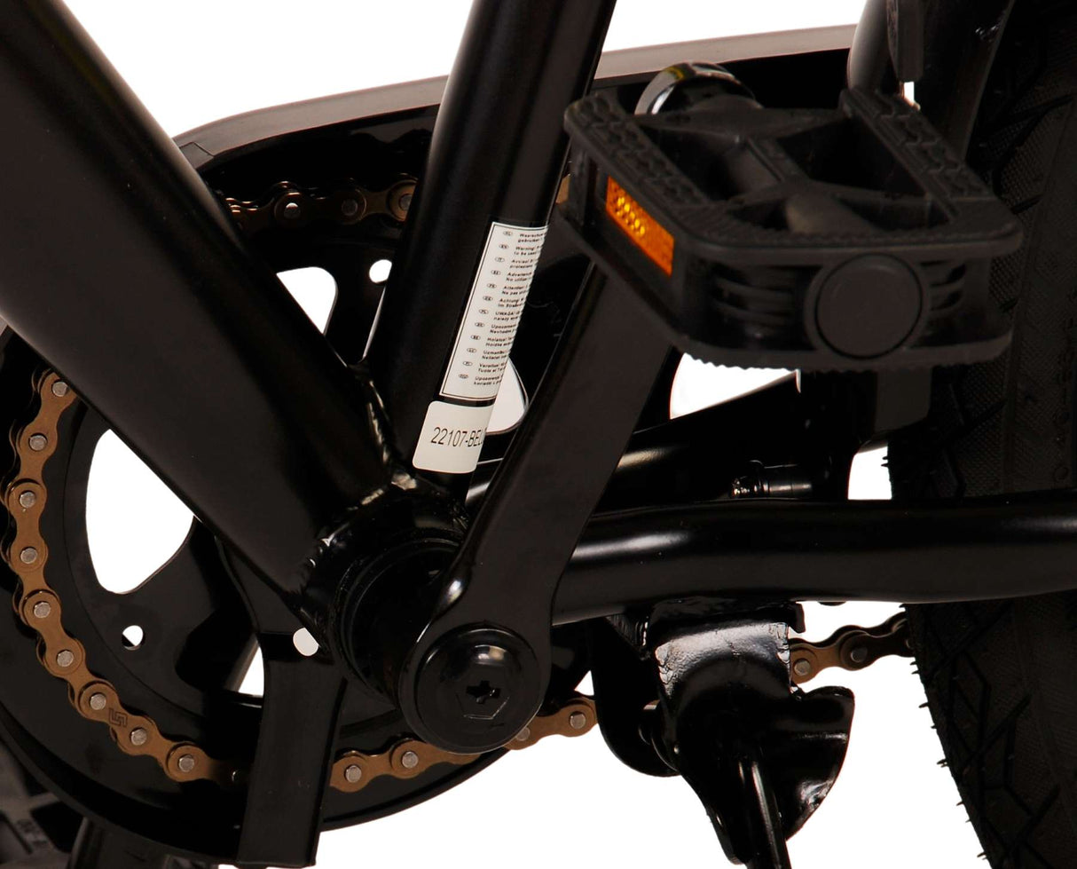 Volare Thombike Kinderfahrrad - Jungen - 20 Zoll - Schwarz Gelb - Zweihandbremsen