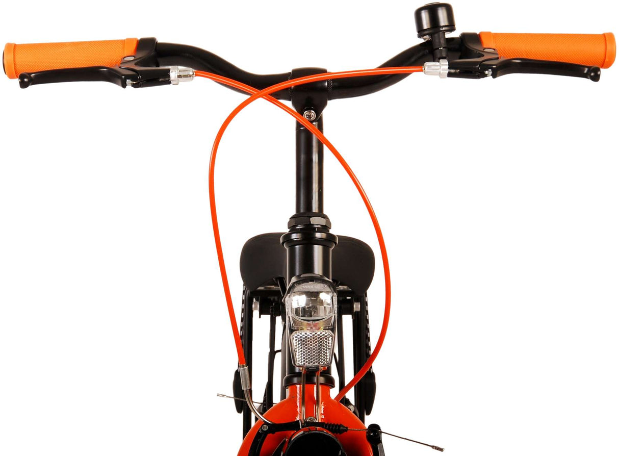 Volare Thombike Kinderfahrrad - Jungen - 20 Zoll - Schwarz Orange - Zweihandbremsen