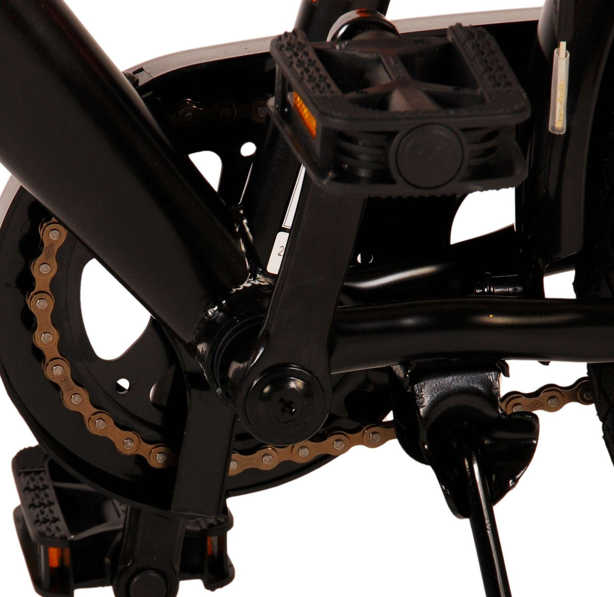Volare Thombike Kinderfahrrad - Jungen - 20 Zoll - Schwarz Orange - Zweihandbremsen