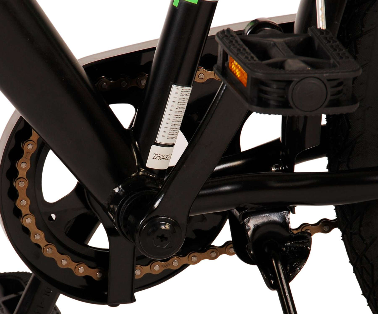 Volare Thombike Kinderfahrrad - Jungen - 24 Zoll - Schwarz Grün