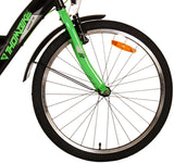 Volare Thombike Kinderfahrrad - Jungen - 24 Zoll - Schwarz Grün - Zweihandbremsen