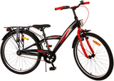 Volare Thombike Kinderfahrrad - Jungen - 24 Zoll - Schwarz Rot