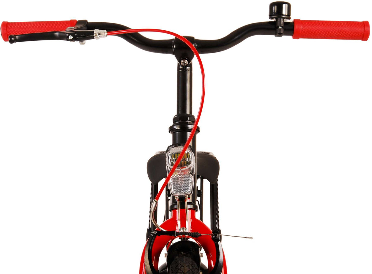 Volare Thombike Kinderfahrrad - Jungen - 24 Zoll - Schwarz Rot