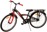 Volare Thombike Kinderfahrrad - Jungen - 24 Zoll - Schwarz Rot