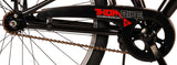 Volare Thombike Kinderfahrrad - Jungen - 24 Zoll - Schwarz Rot