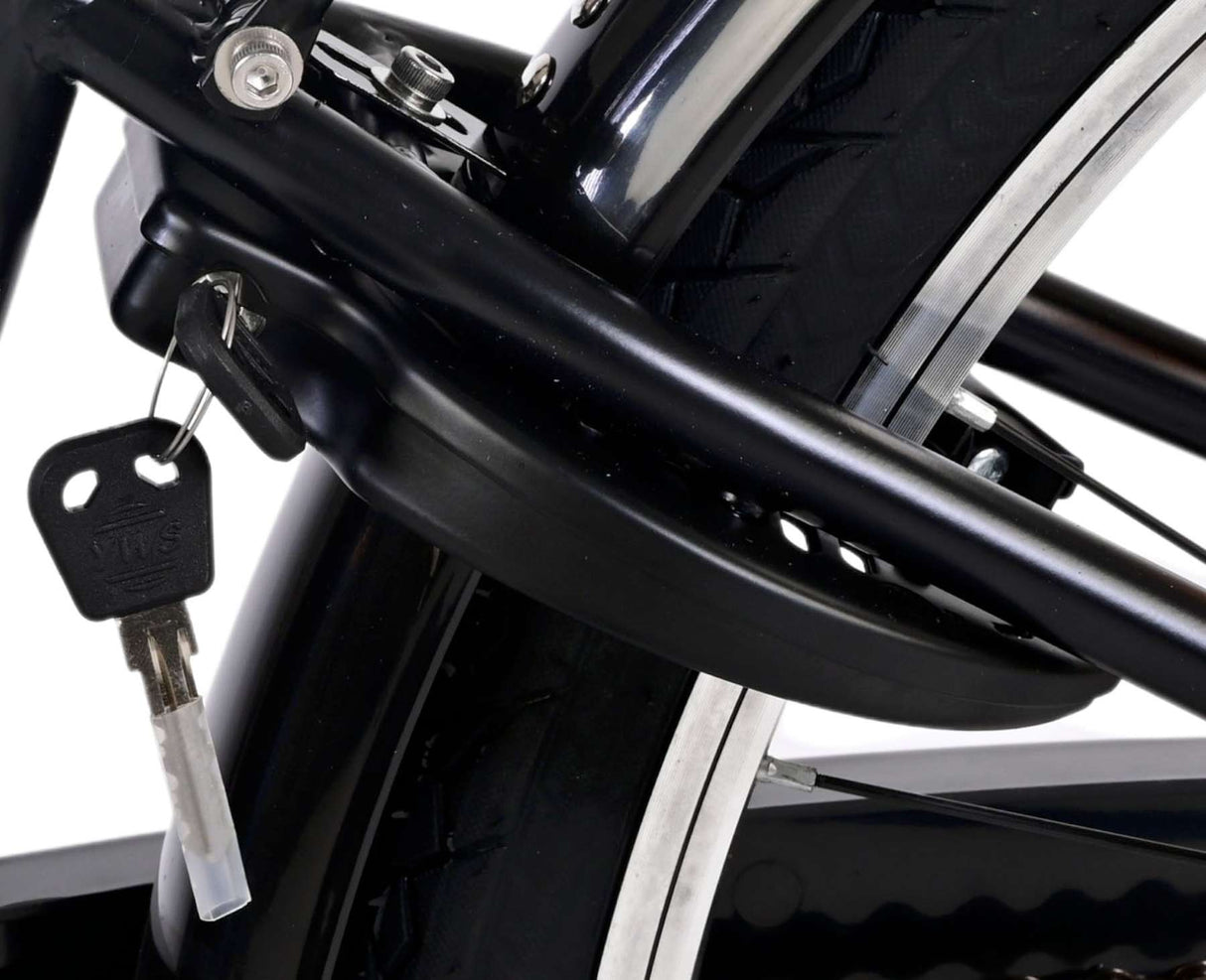 Volare Thombike Kinderfahrrad - Jungen - 26 Zoll - Schwarz Blau - 3 Gänge