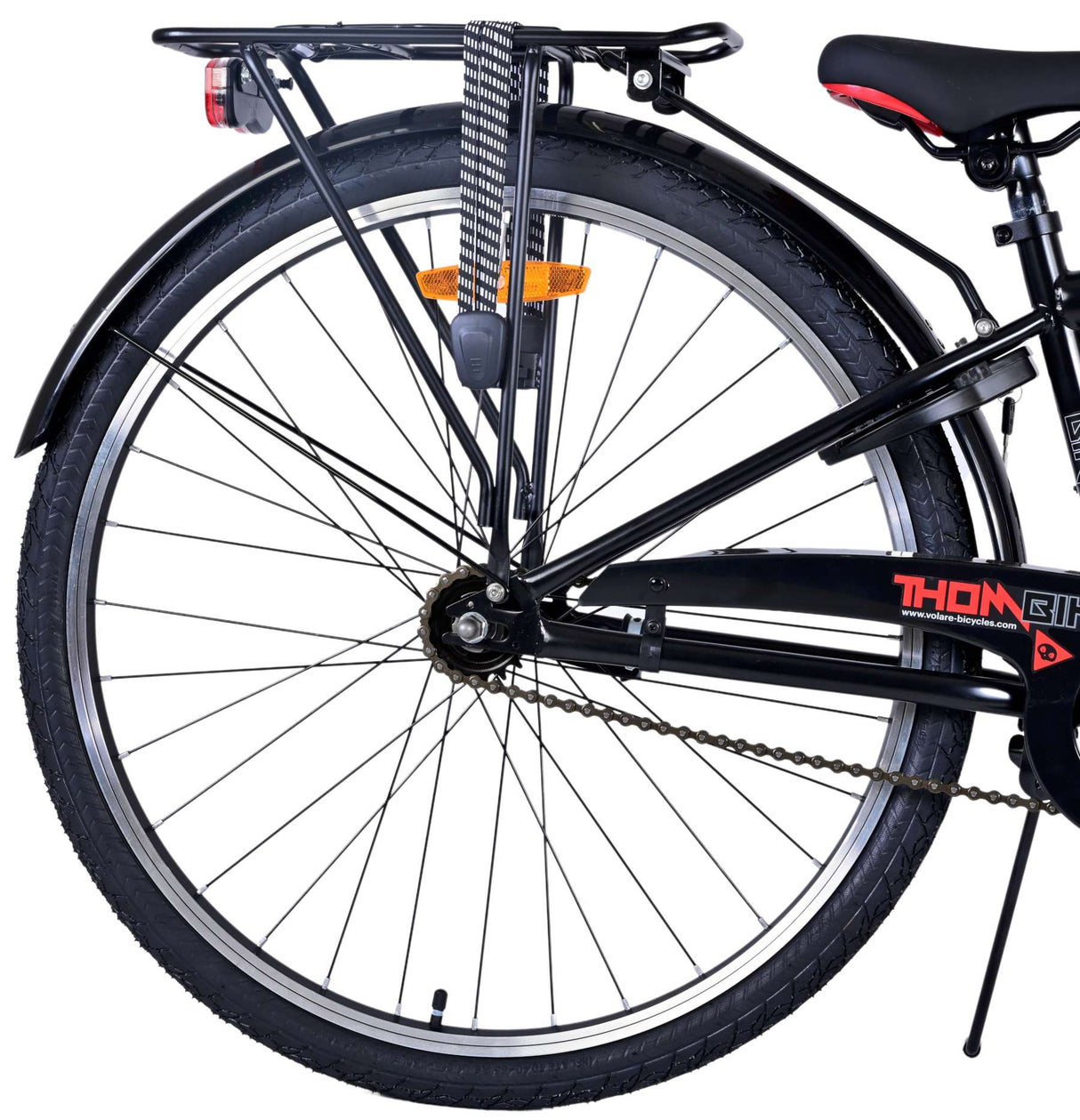 Volare Thombike Kinderfahrrad - Jungen - 26 Zoll - Schwarz Rot
