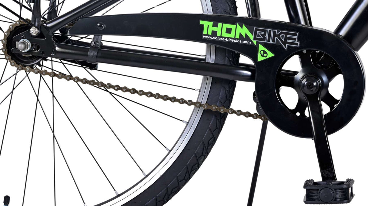 Volare Thombike Kinderfahrrad - Jungen - 26 Zoll - Schwarz Grün