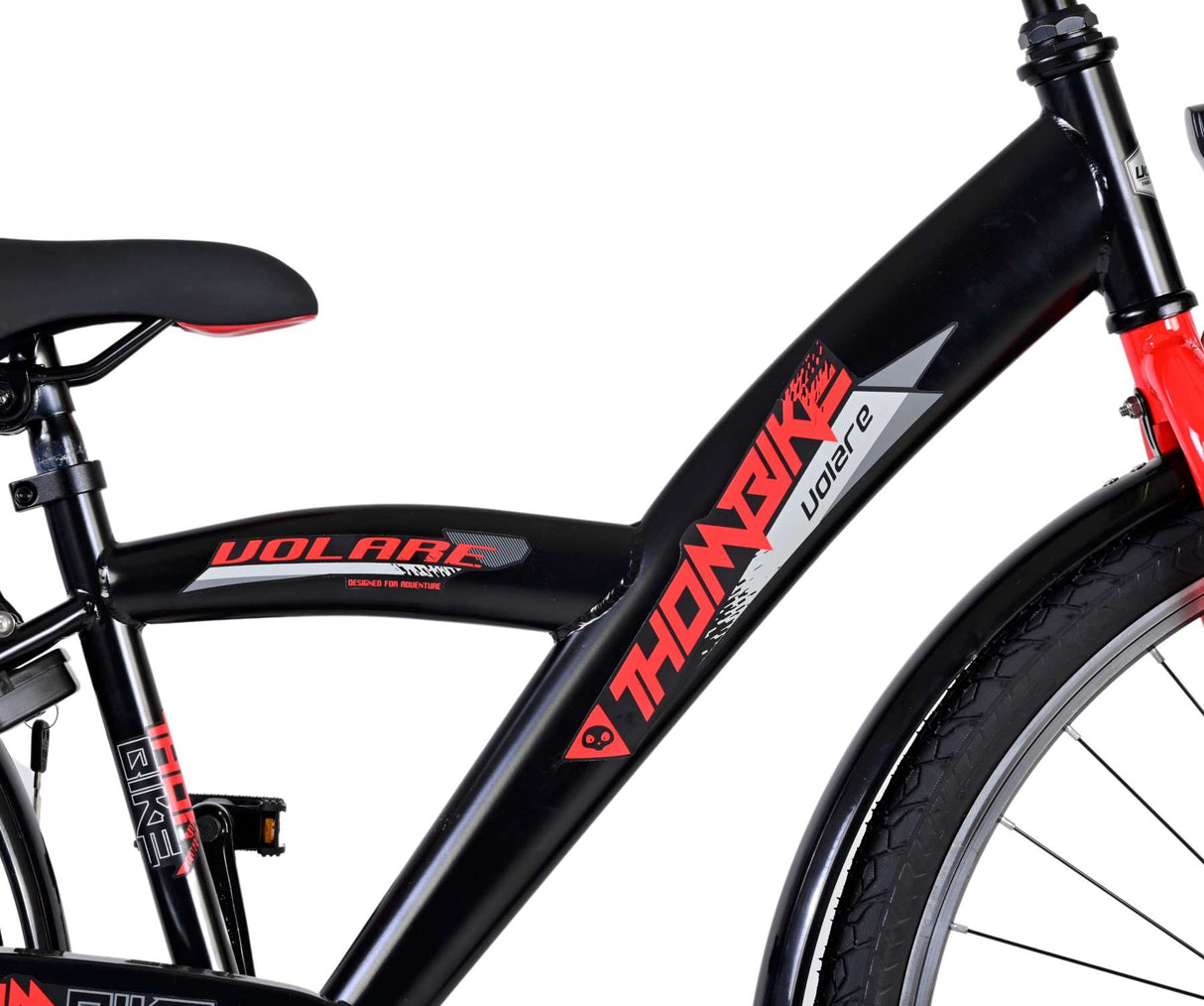 Volare Thombike Kinderfahrrad - Jungen - 26 Zoll - Schwarz Rot