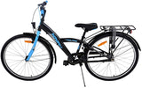 Volare Thombike Kinderfahrrad - Jungen - 26 Zoll - Schwarz Blau - 3 Gänge