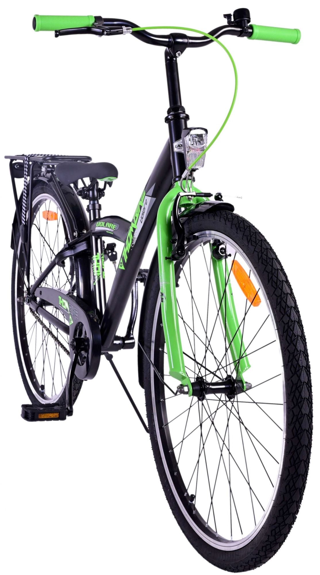 Volare Thombike Kinderfahrrad - Jungen - 26 Zoll - Schwarz Grün