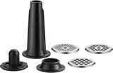 Topmatic MG-1200.3 schwarz elektrischer Fleischwolf 1200W Edelstahl Rückwärtslauf Sicherheitsschalter