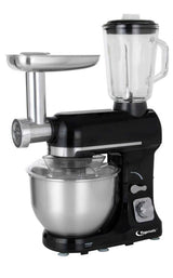 Topmatic PKM-1800.1BG Schwarz Multifunktion Mixer 1800W Teigmaschine Fleischwolf