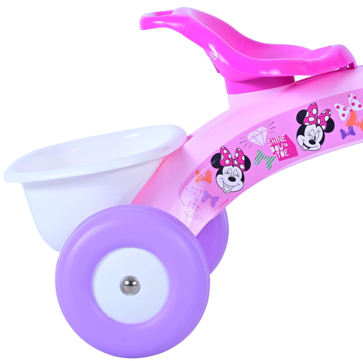 Volare Dreirad Disney Minnie für Mädchen in Rosa - Ideal für Kinder von 1 bis 3 Jahren