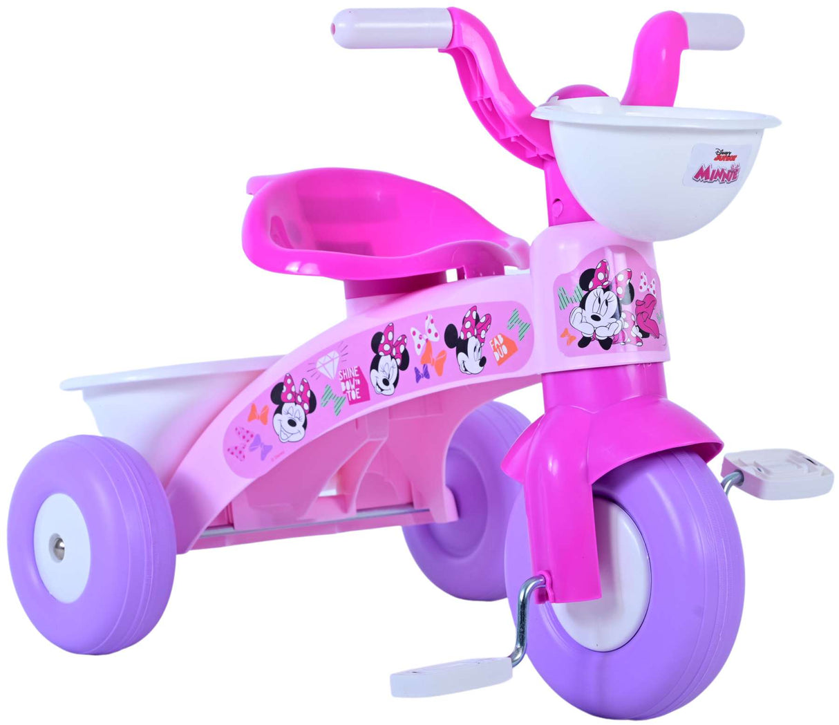 Volare Dreirad Disney Minnie für Mädchen in Rosa - Ideal für Kinder von 1 bis 3 Jahren