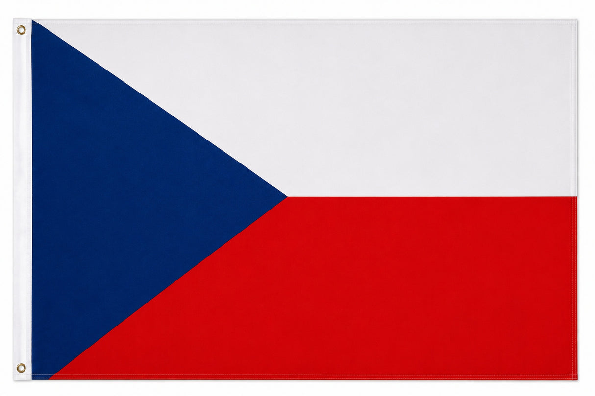 XXL Flagge Tschechien 250 x 150 cm Fahne mit 3 Ösen 100g/m² Stoffgewicht Hissflagge