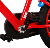 Volare Marvel Spiderman 16 Zoll Kinderfahrrad blau/rot mit zwei Handbremsen - Sicherheit, Komfort und Spaß in einem!