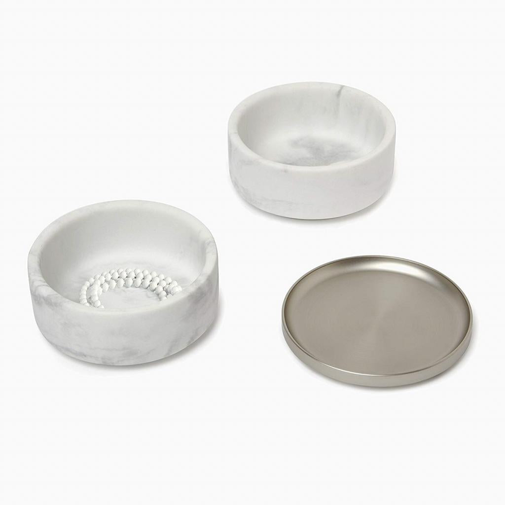 Dummy - Umbra Tesora Schmuckbox 299470-491 weiß Kosmetikorganizer Ringetui Kettenetui