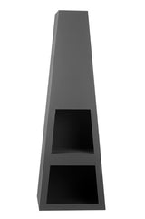Markone Gartenkamin 203-1 (Unlackiert): 40 x 40 x 118 cm