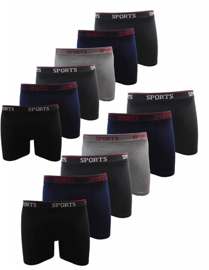 Garcia Pescara Uomo8 Herren Boxershorts Größe S - XXXL - 12er Pack Unterhosen