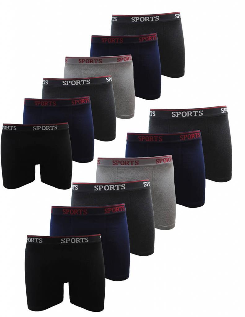 Garcia Pescara Uomo8 Herren Boxershorts Größe S - XXXL - 12er Pack Unterhosen
