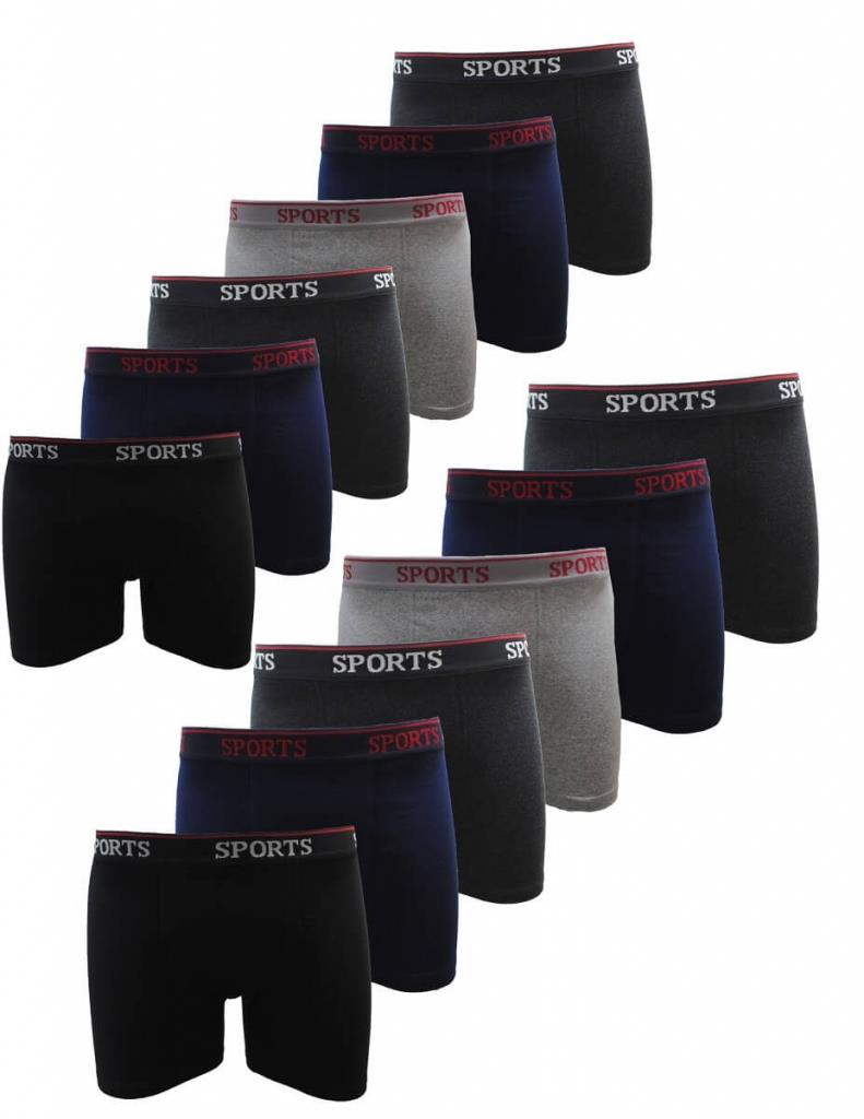 Garcia Pescara Uomo8 Herren Boxershorts Größe S - XXXL - 12er Pack Unterhosen