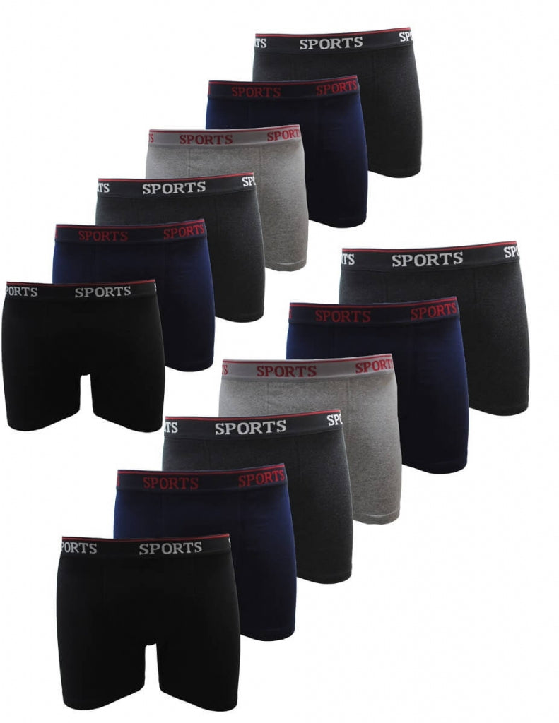 Garcia Pescara Uomo8 Herren Boxershorts Größe S - XXXL - 12er Pack Unterhosen