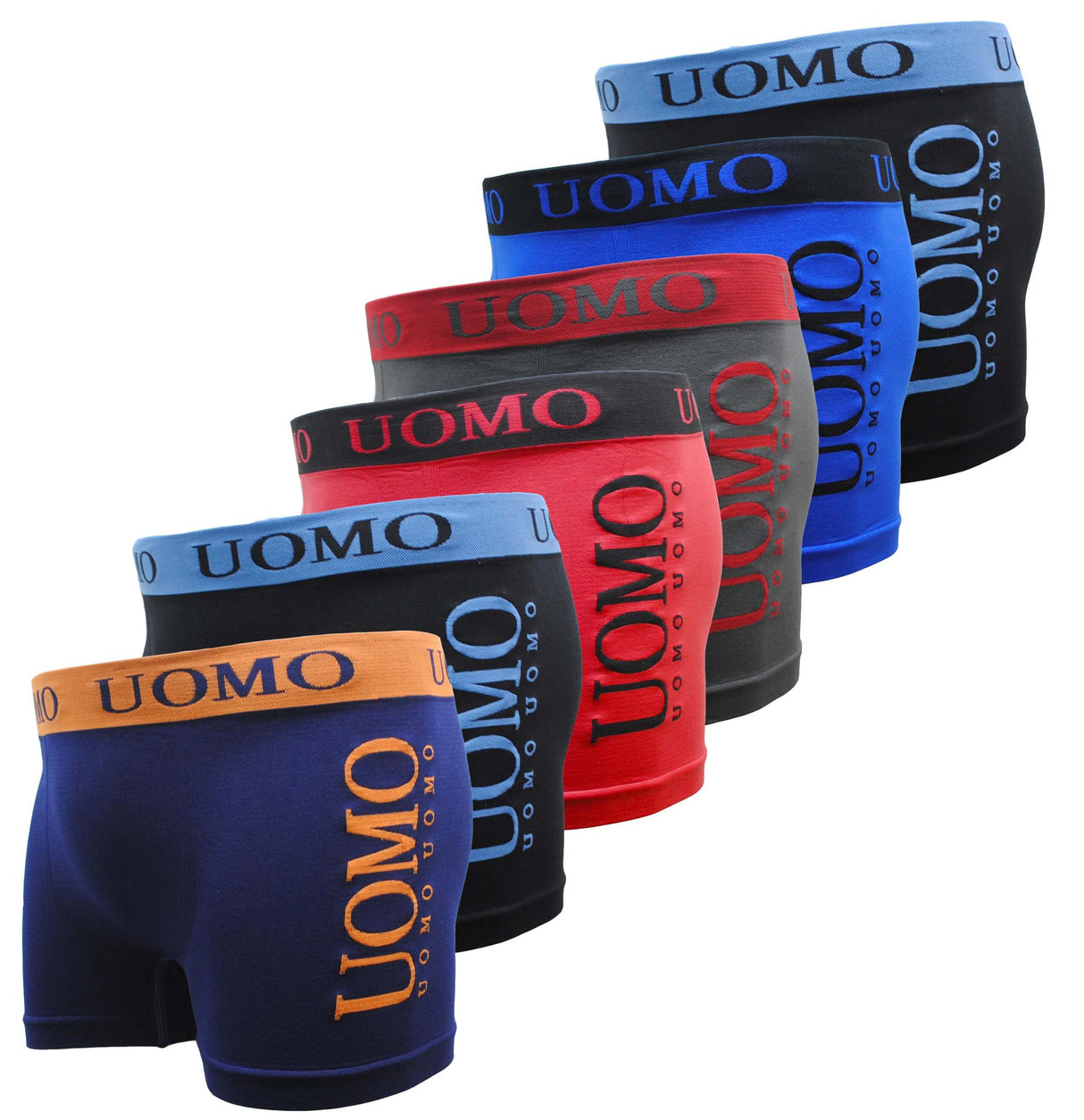 Garcia Pescara Herren Uomo9 Boxershorts Seamless 6er Pack Größe M/L oder XL/XXL