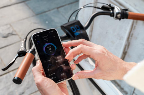 App-Bedienung des Urtopia Chord Black Smartes E-Bike