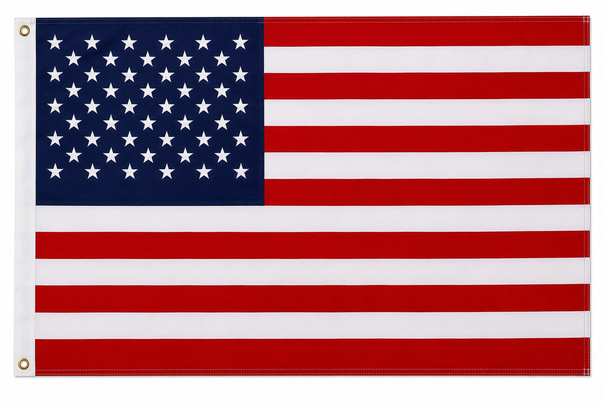 Flagge USA / Amerika 90 x 150 cm Fahne mit 2 Ösen 100g/m² Stoffgewicht Hissflagge