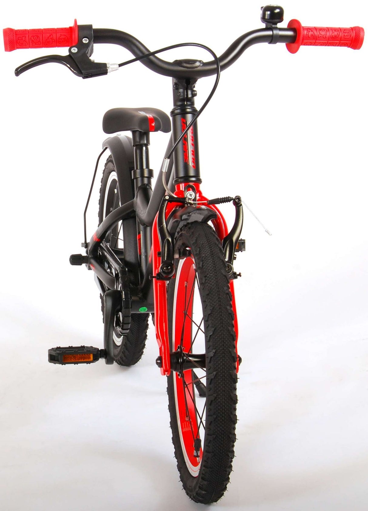 Volare Blaster Kinderfahrrad - Jungen - 16 Zoll - Schwarz/Rot - Prime Collection