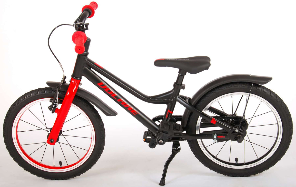 Volare Blaster Kinderfahrrad - Jungen - 16 Zoll - Schwarz/Rot - Prime Collection