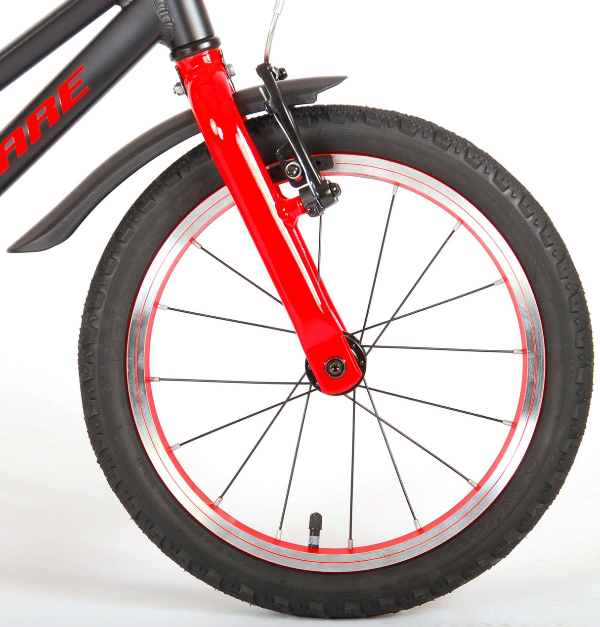 Volare Blaster Kinderfahrrad - Jungen - 16 Zoll - Schwarz/Rot - Prime Collection