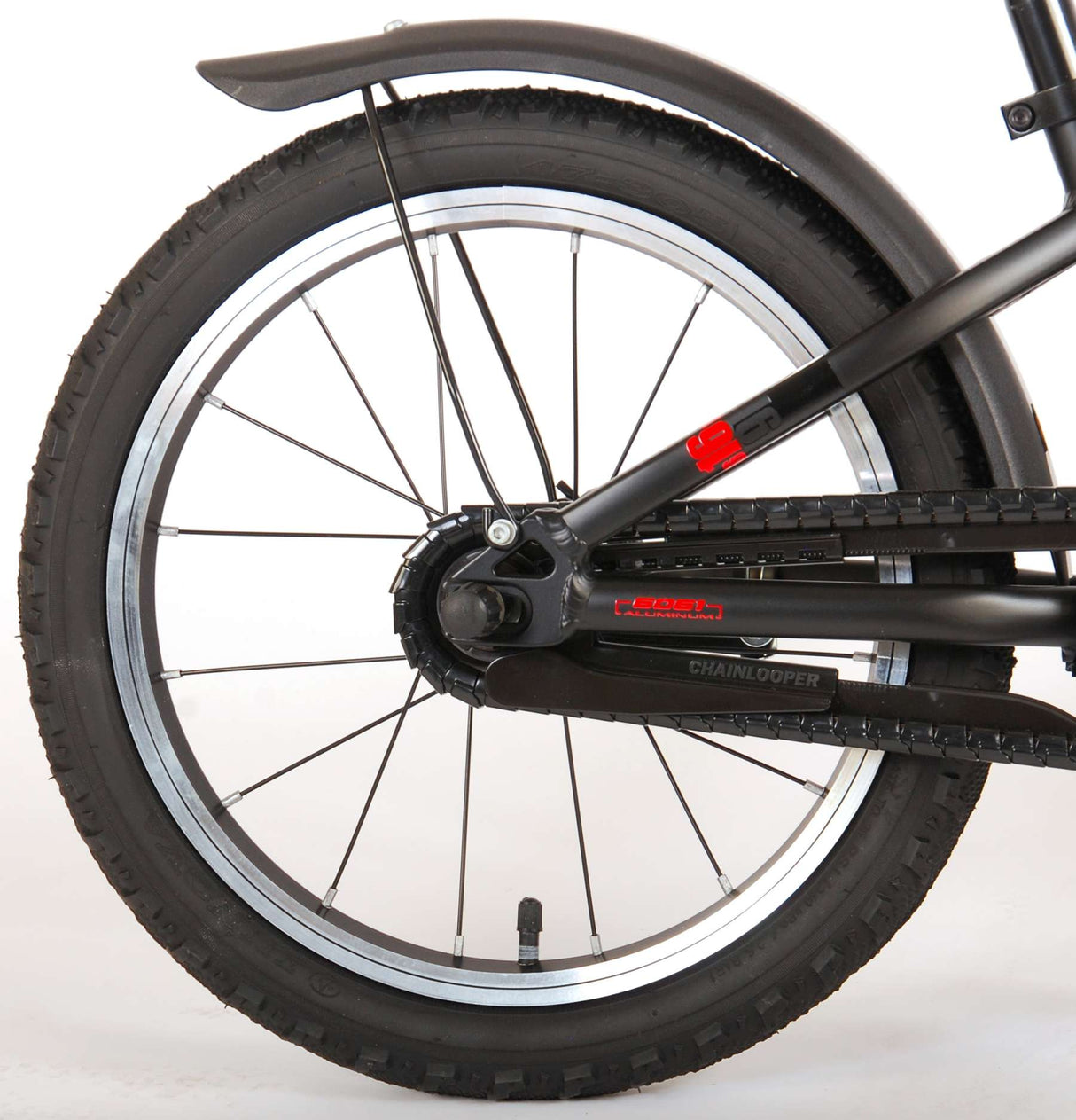 Volare Blaster Kinderfahrrad - Jungen - 16 Zoll - Schwarz/Rot - Prime Collection
