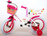 Volare Ashley Kinderfahrrad - Mädchen - 14 Zoll - Weiß - 95% zusammengebaut