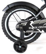 Volare Black Cruiser Kinderfahrrad - Jungen - 14 Zoll - Schwarz - 95% zusammengebaut