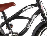 Volare Black Cruiser Kinderfahrrad - Jungen - 14 Zoll - Schwarz - 95% zusammengebaut