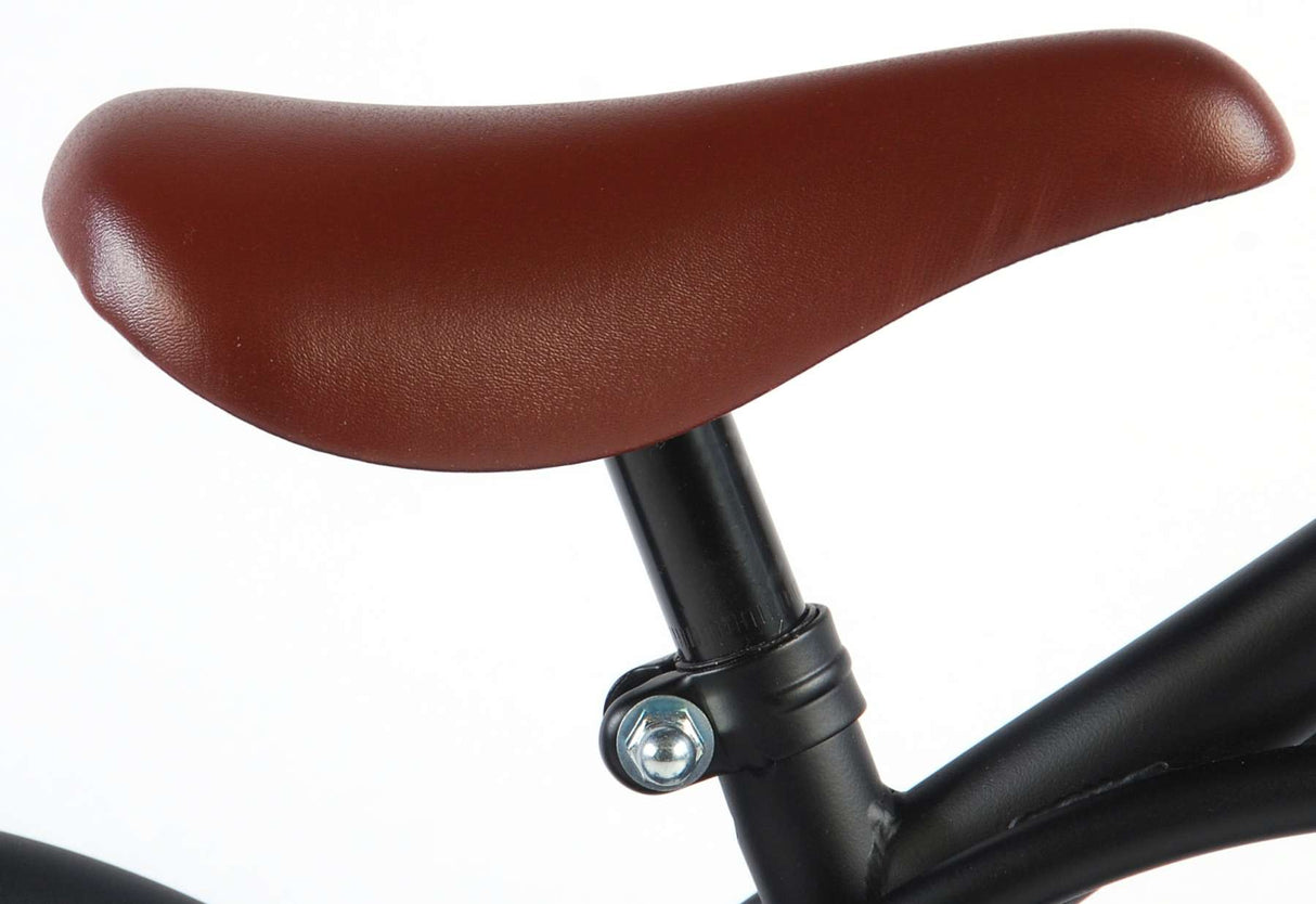 Volare Black Cruiser Kinderfahrrad - Jungen - 14 Zoll - Schwarz - 95% zusammengebaut