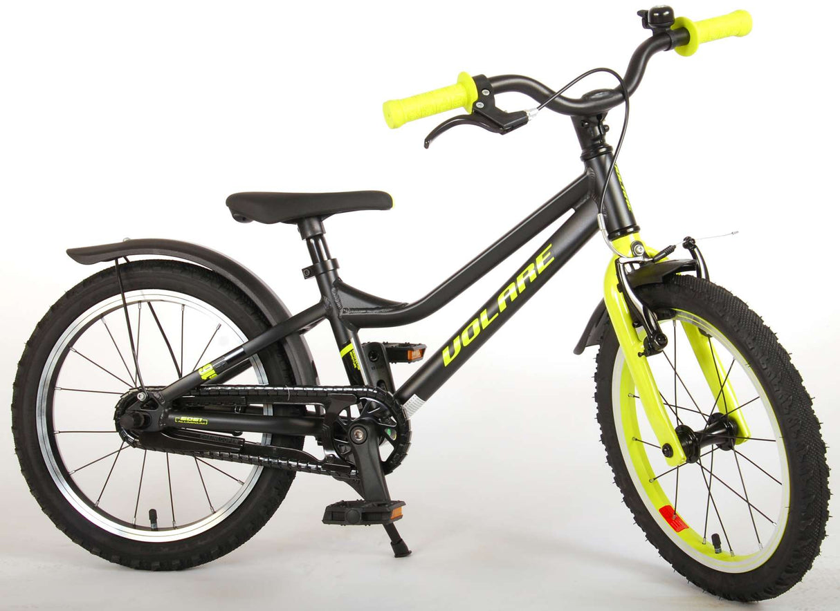 Volare Blaster Kinderfahrrad - Jungen - 16 Zoll - Schwarz/Grün - Prime Collection