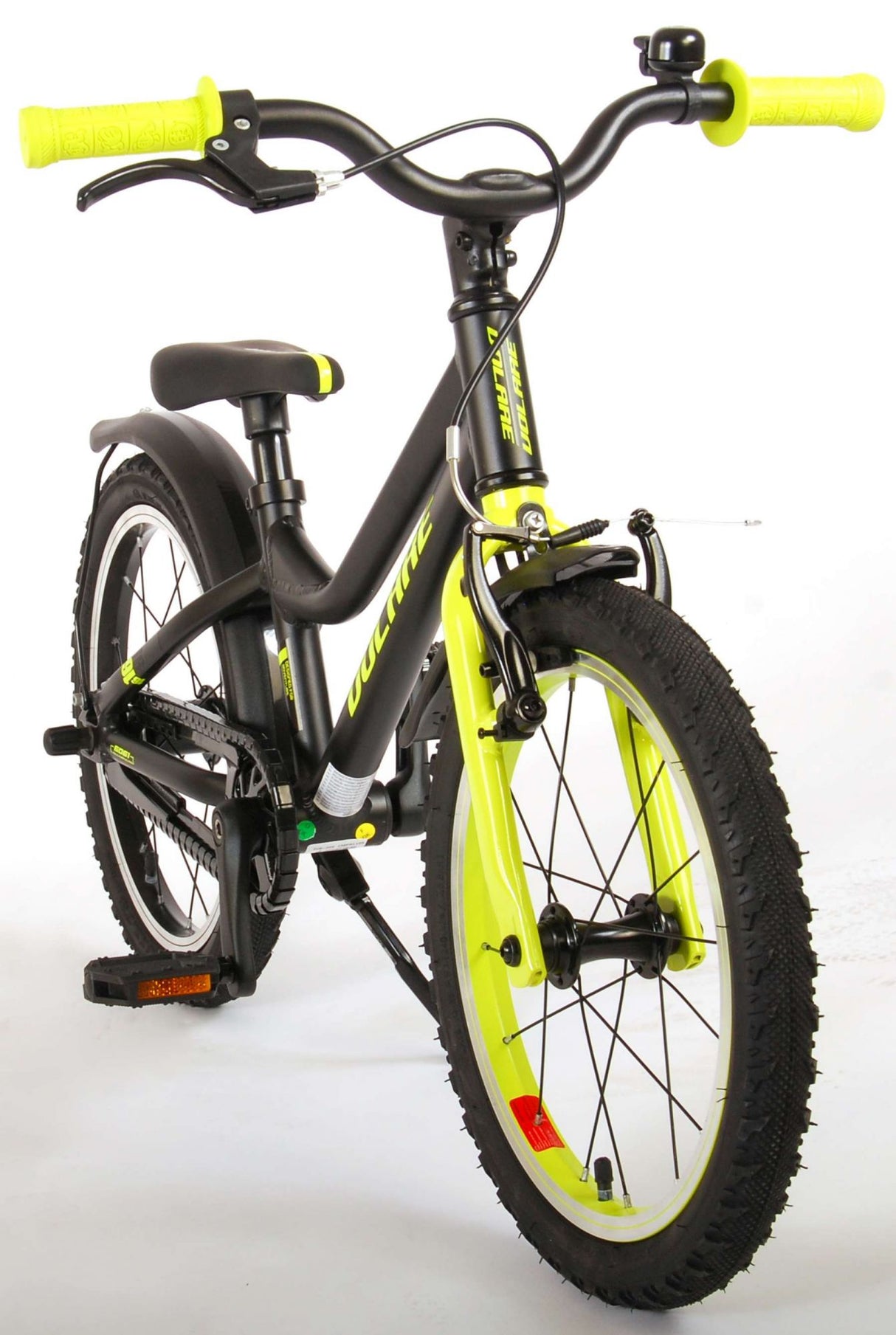 Volare Blaster Kinderfahrrad - Jungen - 16 Zoll - Schwarz/Grün - Prime Collection