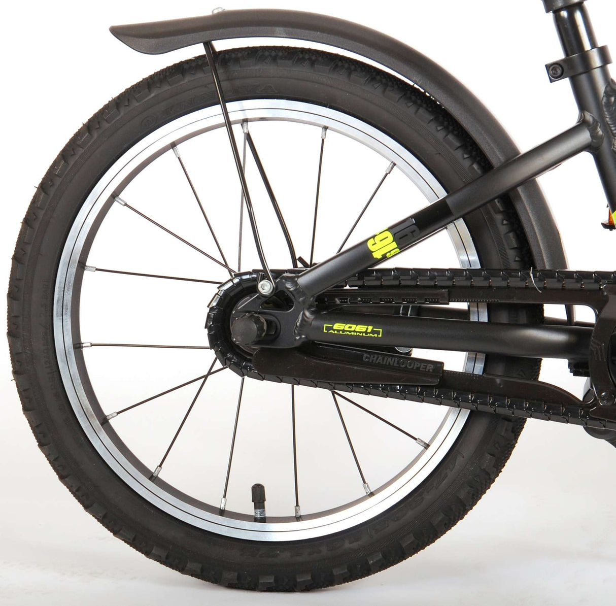 Volare Blaster Kinderfahrrad - Jungen - 16 Zoll - Schwarz/Grün - Prime Collection