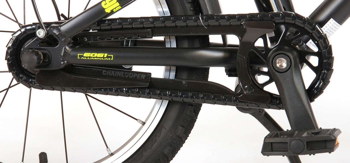 Volare Blaster Kinderfahrrad - Jungen - 16 Zoll - Schwarz/Grün - Prime Collection